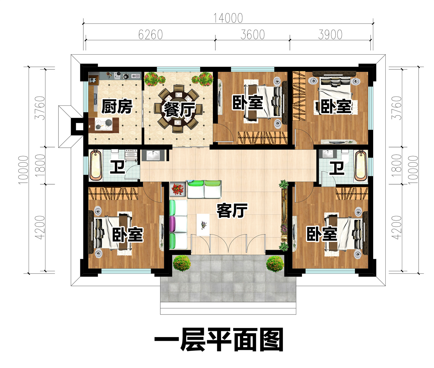 农村养老自建房设计图2