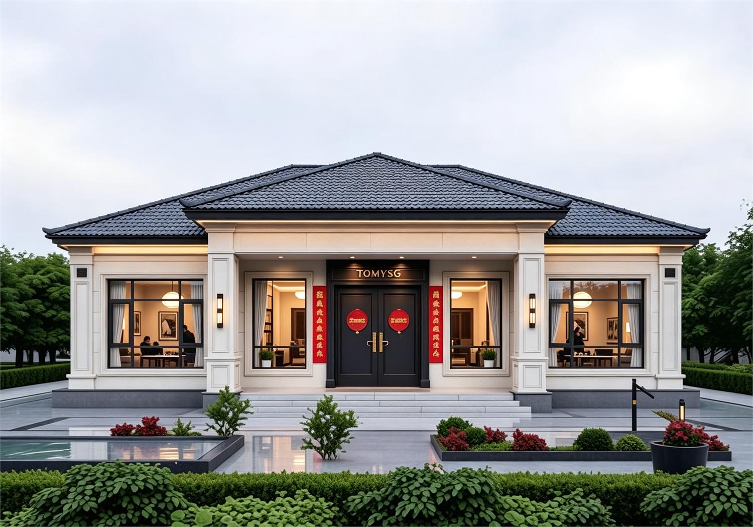 一层农村自建房设计,背面不开窗,15乘10米,内部布局超实用