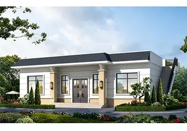 回农村建养老房，还是一层平顶户型最合适，不单单只是省钱