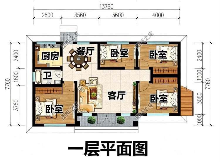 回农村建养老房,还是一层平顶户型最合适,不单单只是省钱