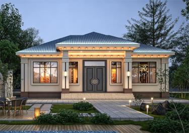 网红农村一层小别墅设计图，建一层的必看