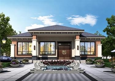 一层农村小平房设计图，功能齐全造价低，两款户型可选