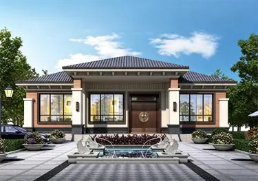 一层农村小平房设计图，功能齐全造价低，两款户型可选