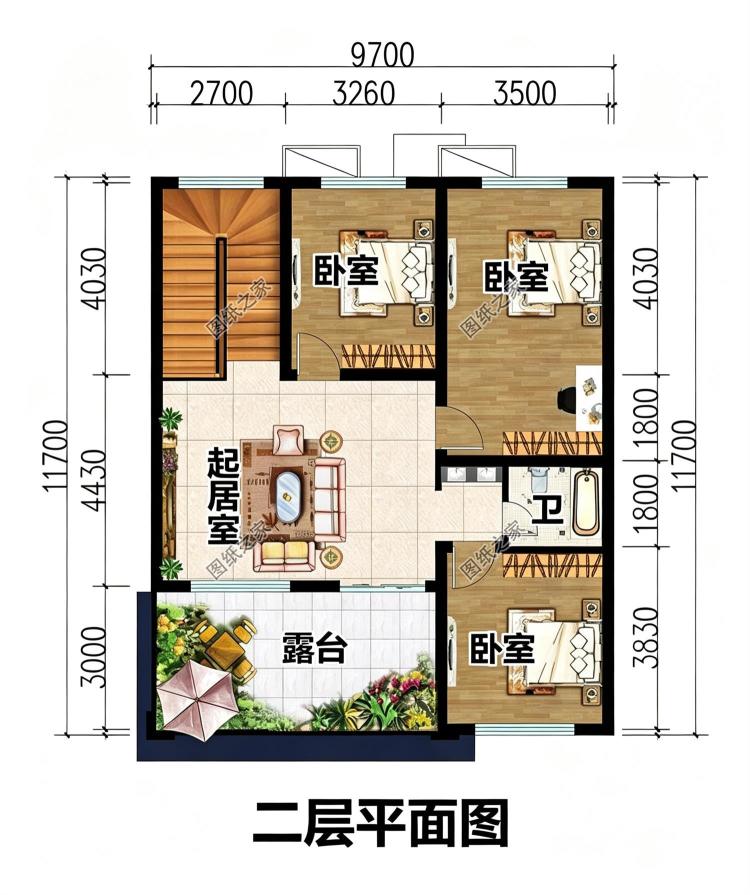 占地小巧二层别墅设计图,颜值出众,敞亮耐看超实用!