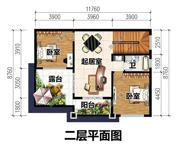 小占地的农村别墅设计图，占地仅72平米，参考造价不到15万