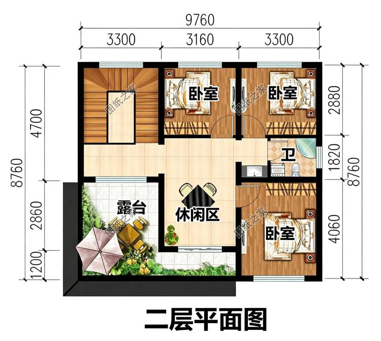 小占地的农村别墅设计图，占地仅72平米，参考造价不到15万