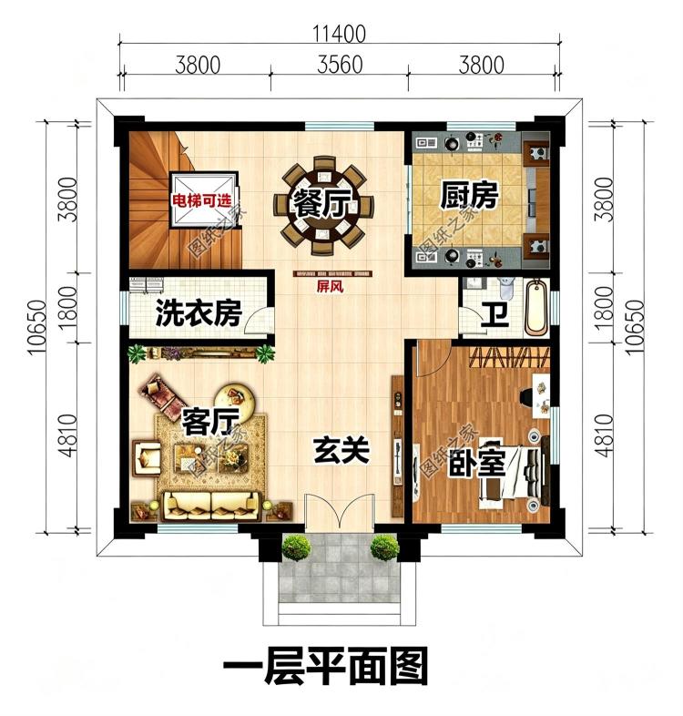 2026爆款中式三层自建房,对称设计经典不过时