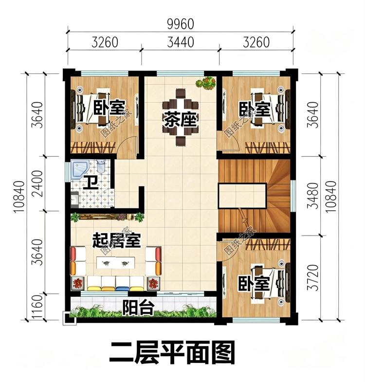 三层平顶现代别墅设计图,实用不花冤枉钱,建好倍有面子