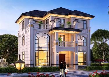 简约大气农村自建三层别墅设计图,布局合理,很适合农村人自建!