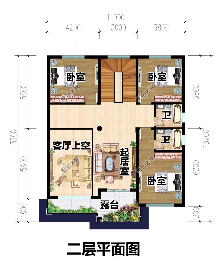 11x13米两层半现代风别墅设计图,看过的都后悔建早了!