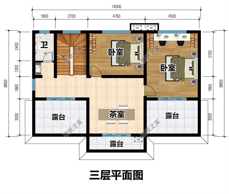 欧式三层农村别墅设计图,占地130平方米自建房,低调又奢华乡村