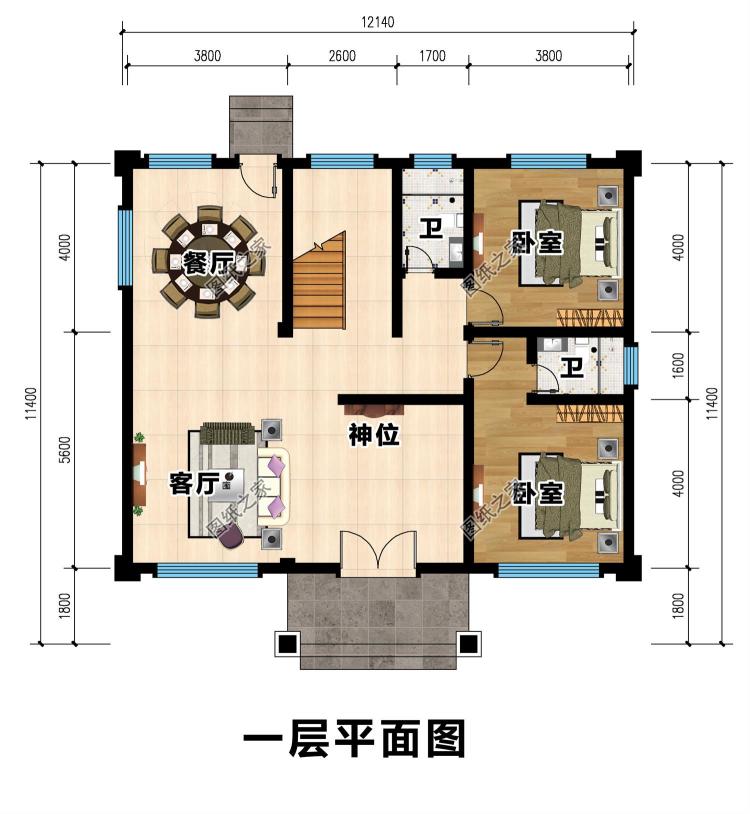经典三层别墅设计图，时尚典雅美观大气，新农村自建的理想之选