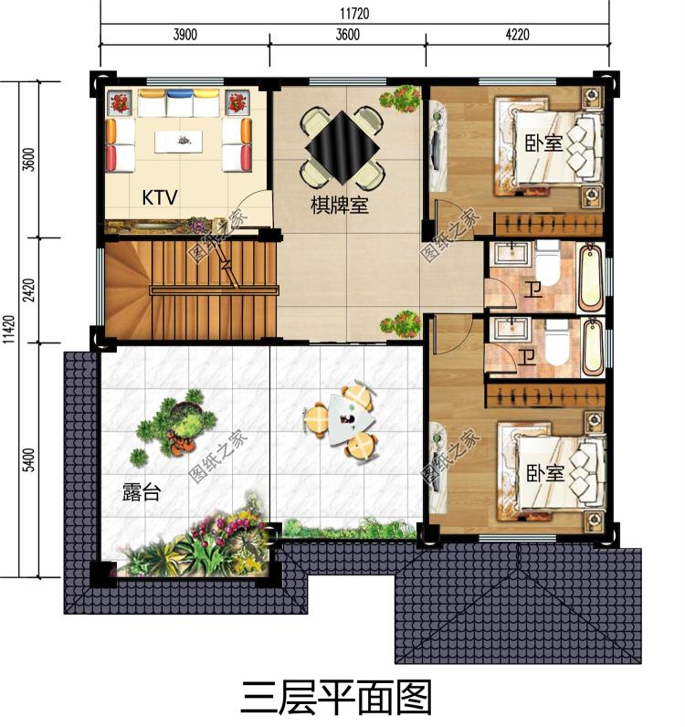 好看的三层楼别墅图片及全套建筑施工设计图纸