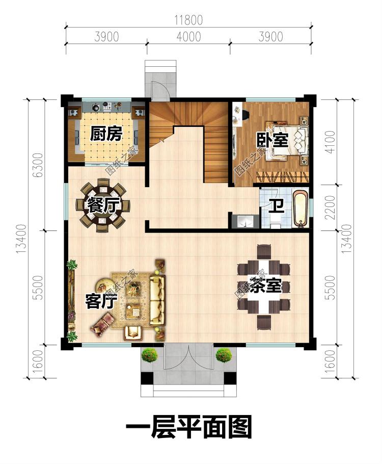 经典简约三层农村自建房设计图，功能实用简单大气，比城里鸽子窝舒服多了！