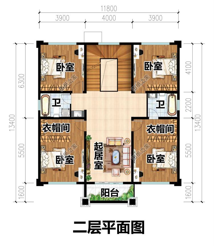 经典简约三层农村自建房设计图，功能实用简单大气，比城里鸽子窝舒服多了！