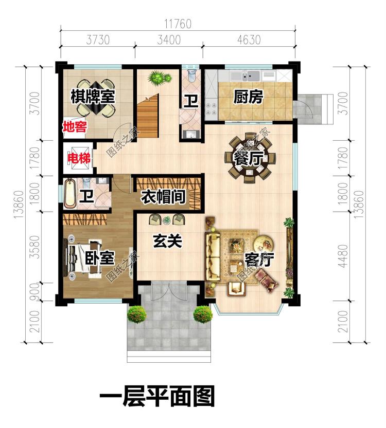 时尚典雅欧式三层自建房设计图，美观大气简单舒适，好看到没得挑