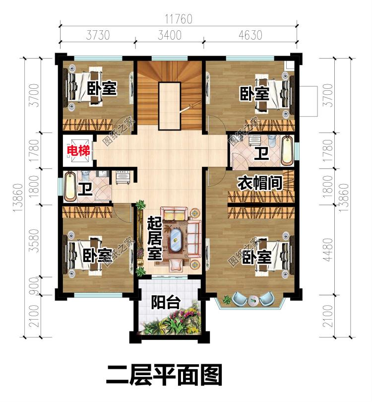 时尚典雅欧式三层自建房设计图，美观大气简单舒适，好看到没得挑