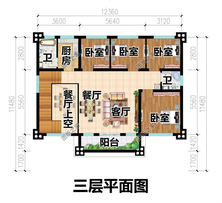带架空层的三层农村别墅设计火了！雨季不怕返潮