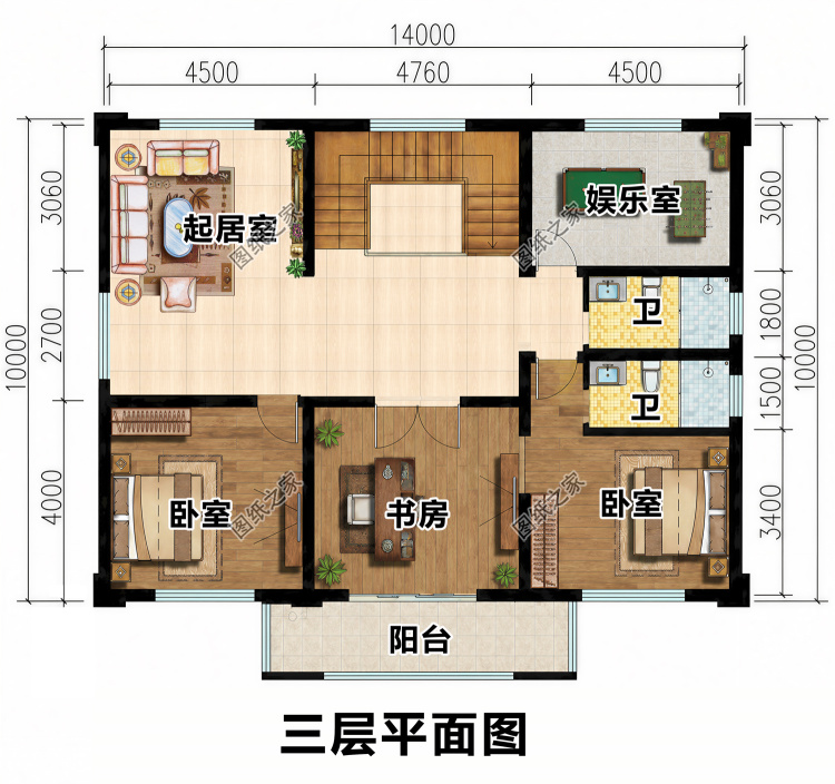2026新款三层中式别墅设计图,大气经典又时尚,回乡建房首选户型