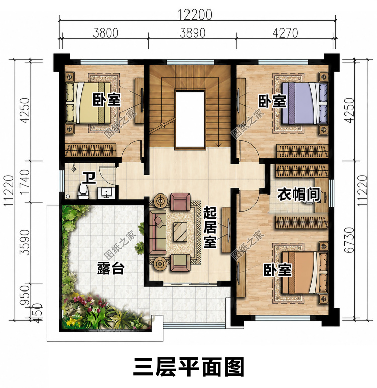 三层欧式新爆款农村自建房别墅设计，美观大气，布局合理
