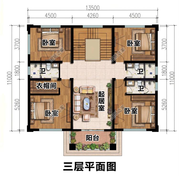 三层半雅致小别墅设计图,简约耐看,经典造型永不过时!