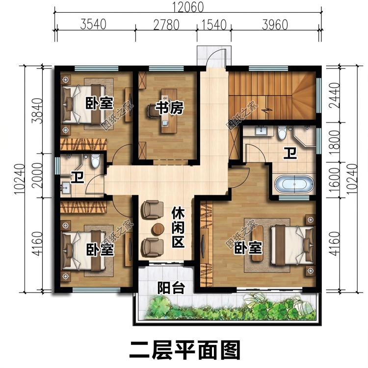 高颜值三层现代别墅图纸,格局实用,建好高级不落俗!