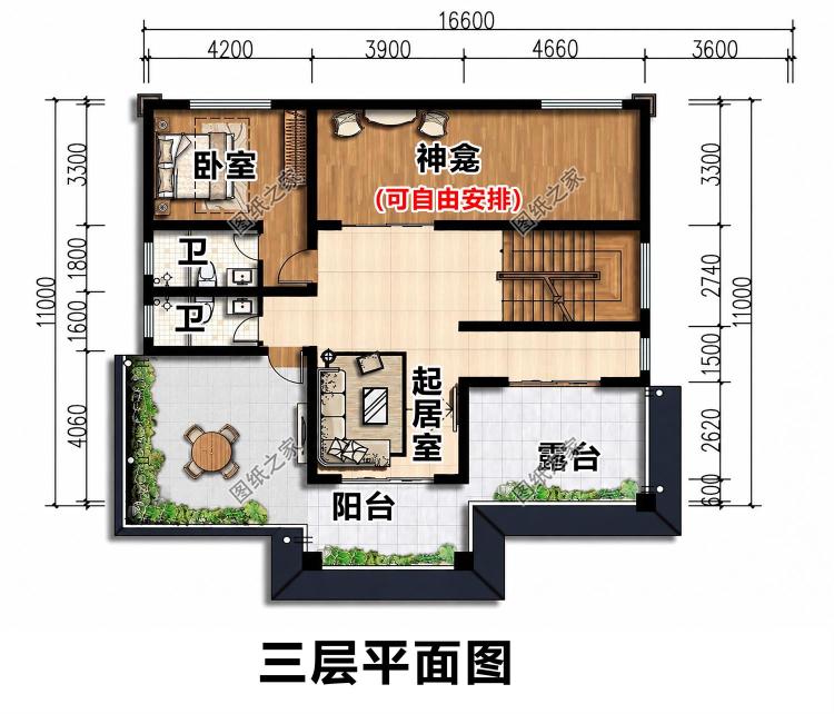 简欧三层别墅设计图,内设车库,外观高级居家舒适