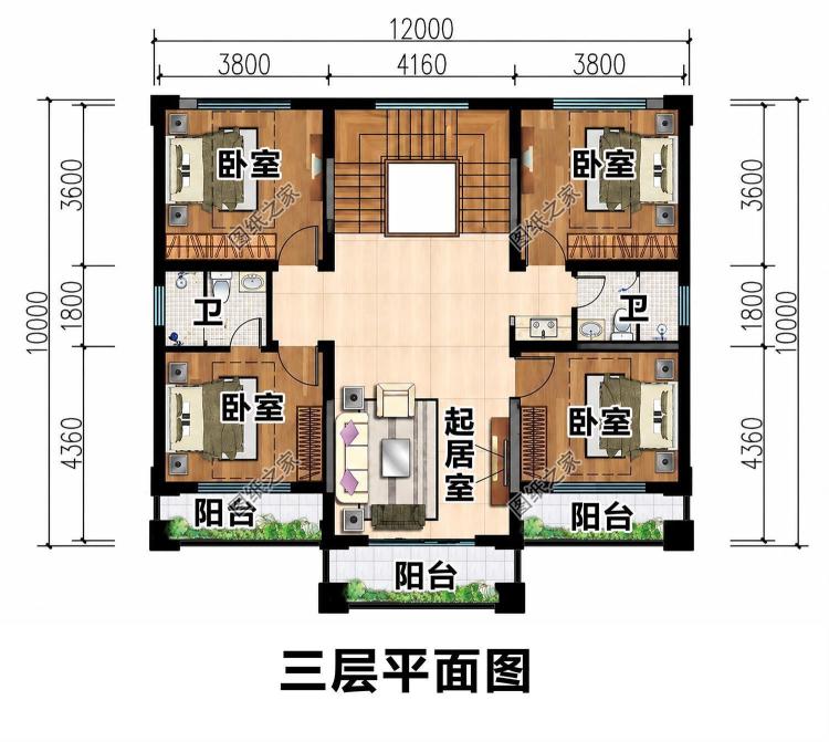 全套三层新中式别墅设计图，增设独立配房，居家实用有排面