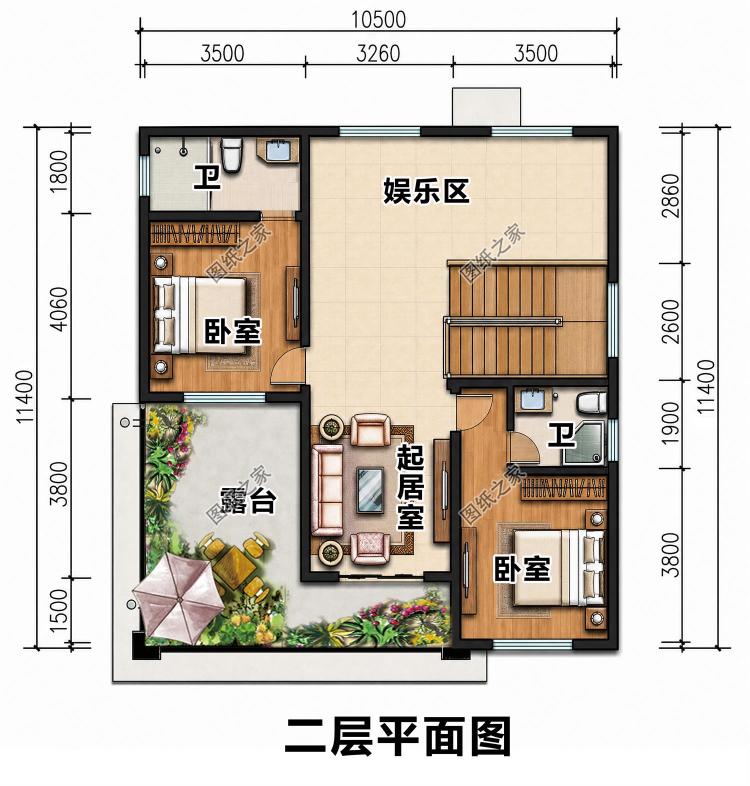 乡村两层小楼设计图,全套施工图纸,实用耐看不花哨