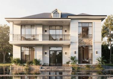 13米×10米新式二层小别墅,低成本建设,高品质享受