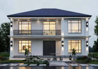 二层农村自建房设计图，100分的好设计，建房选这些准没错