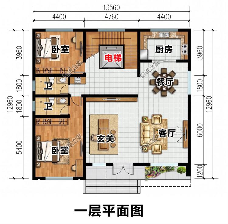 颜值出众！高级现代二层别墅设计图，简约精致