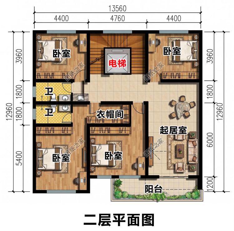 颜值出众！高级现代二层别墅设计图，简约精致