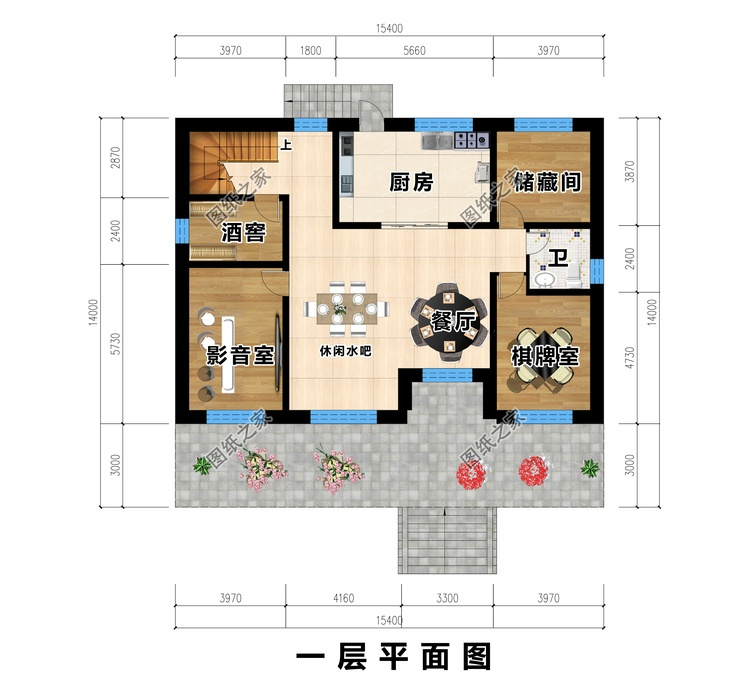 架空的一层自建房子设计方案,再也不用担心雨季返潮