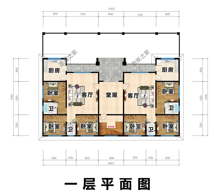 底层架空的农村一层带阁楼小别墅设计图,布局巧妙很走心