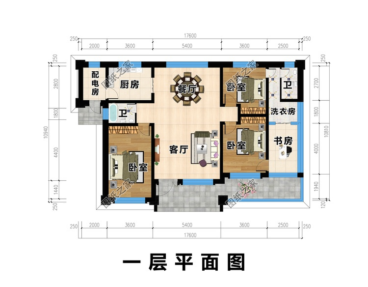 居家养老一层别墅设计图,造价不高,农村建一栋不吃亏