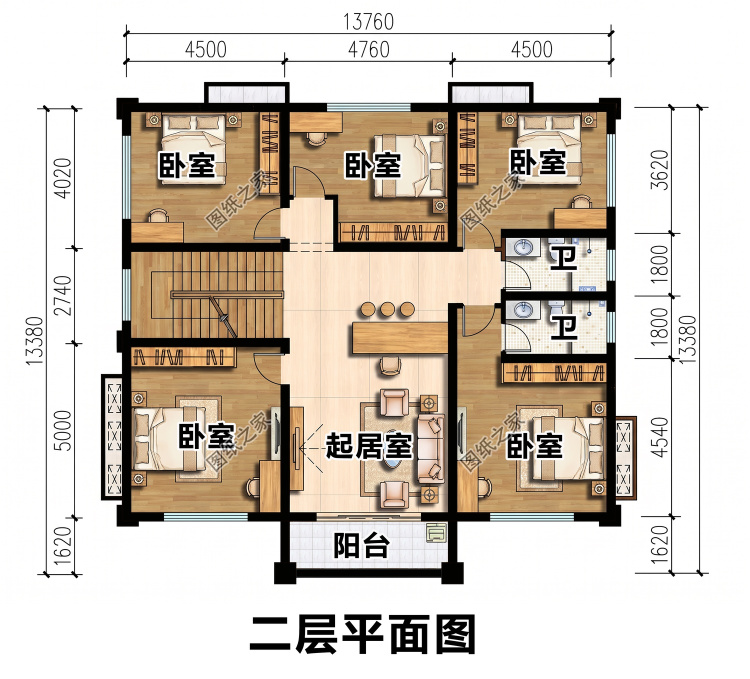 农村实用三层新中式别墅设计，美观耐看，回村建房可参考！