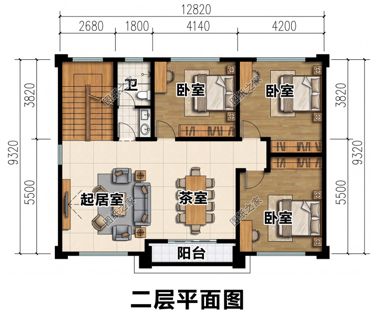 农村三层自建房设计图，实用简单，精心打造舒适住宅