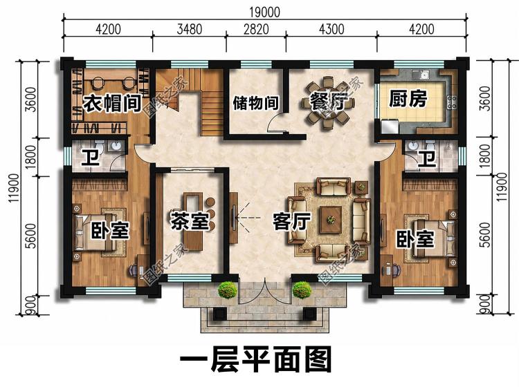 大气农村二层别墅设计,经典新中式,宽敞舒适实用美观