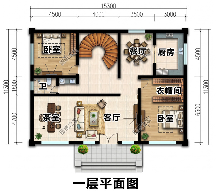经典新中式二层乡村农村自建房别墅，简洁实用清新雅致