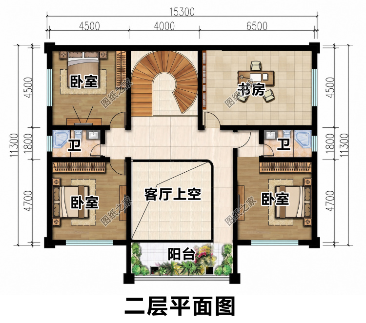 经典新中式二层乡村农村自建房别墅，简洁实用清新雅致