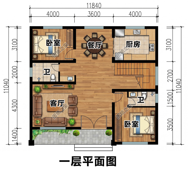 二层农村自建房别墅设计，盖好就是全村样板房，值得收藏