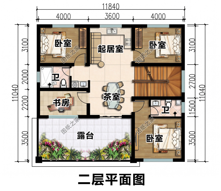 二层农村自建房别墅设计，盖好就是全村样板房，值得收藏
