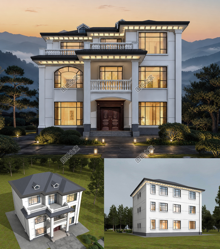 农村三层自建房！布局清爽实用，居家舒适好打理
