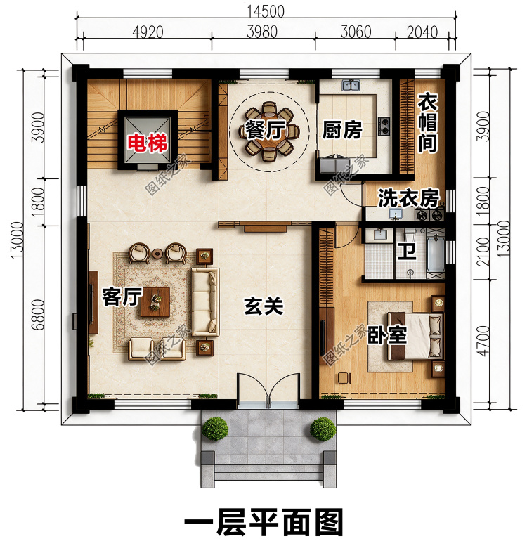 农村三层自建房！布局清爽实用，居家舒适好打理