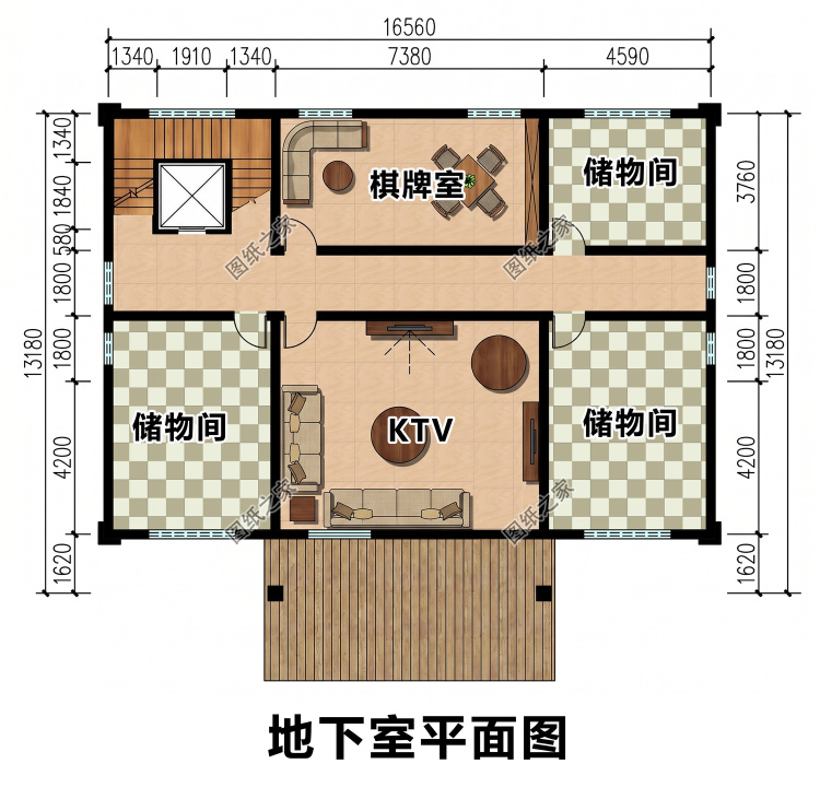带地下室和电梯的二层自建房别墅设计，颜值高布局好！